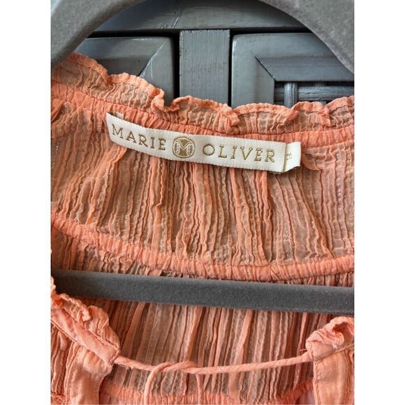 NWOT Marie Oliver chiffon blouse, $225 Med - Picture 2 of 6